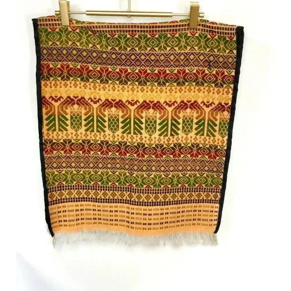 Vintage yellow red